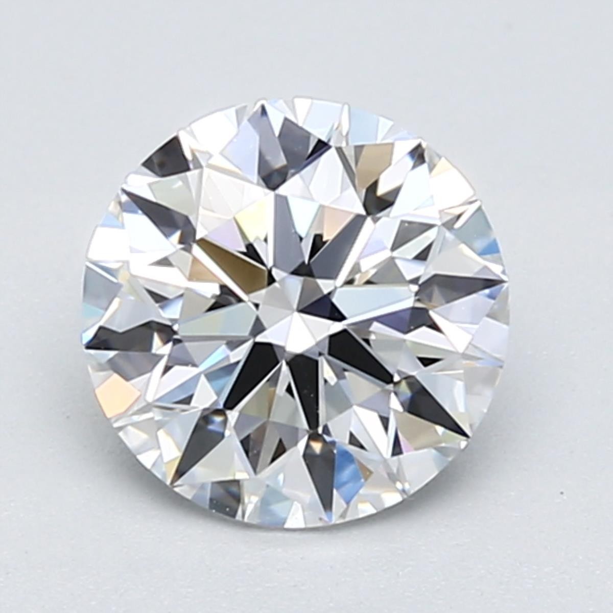 Round 1.64 Carat D Color IF Clarity For Sale