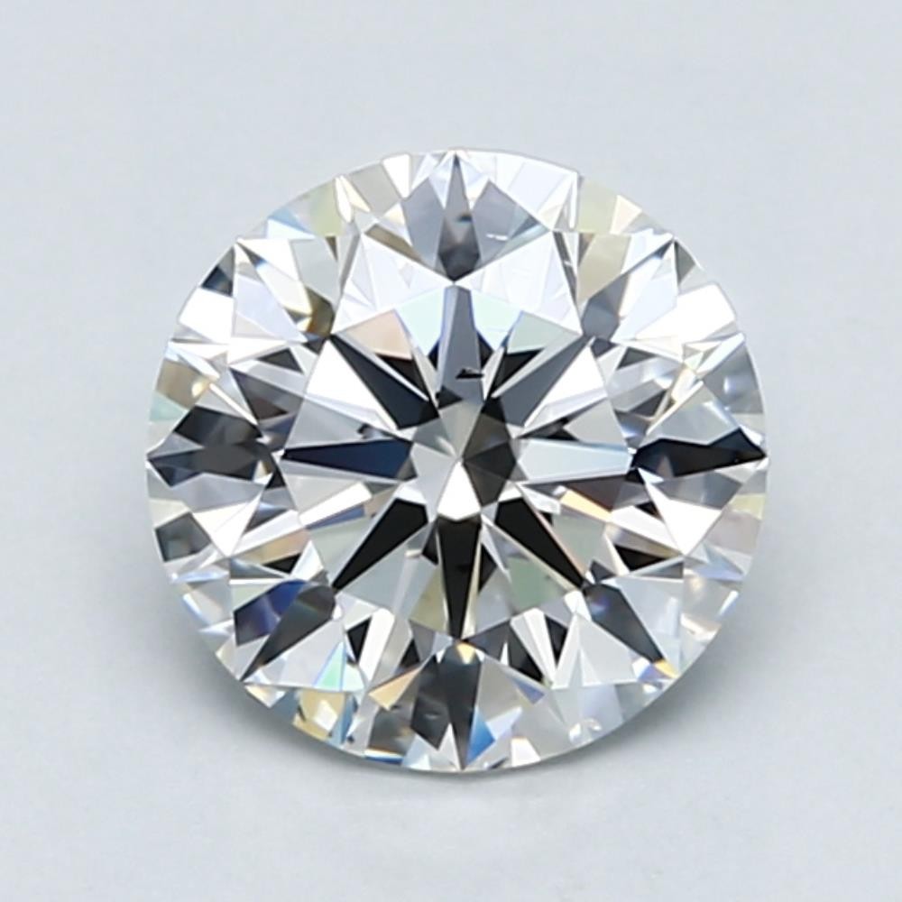Round 1.74 Carat G Color SI1 Clarity For Sale