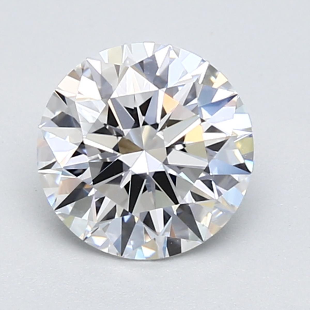 Round 1.61 Carat D Color IF Clarity For Sale