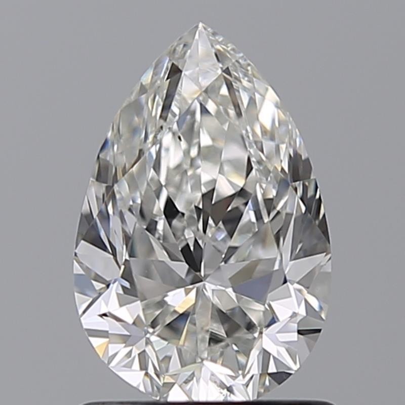 Pear 1.0 Carat G Color VS2 Clarity For Sale