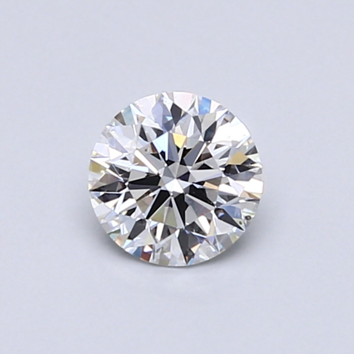 Round 0.57 Carat D Color SI1 Clarity For Sale