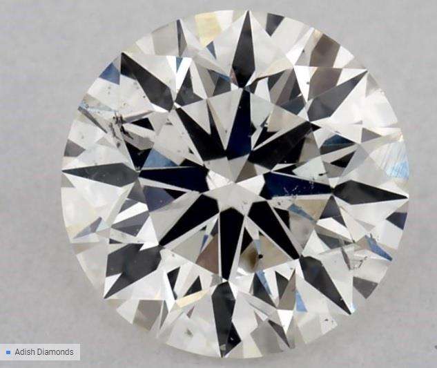 Round 0.7 Carat H Color SI1 Clarity For Sale