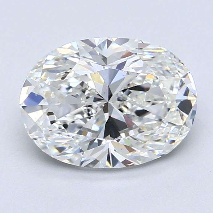 Oval 2.5 Carat G Color VS2 Clarity For Sale