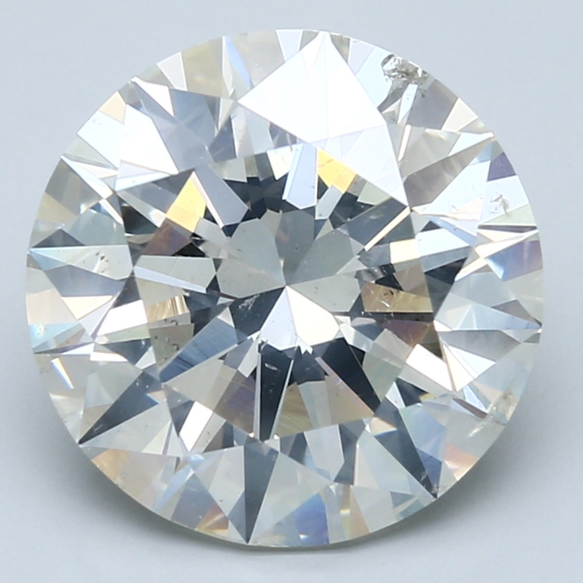 Round 7.09 Carat J Color SI2 Clarity For Sale